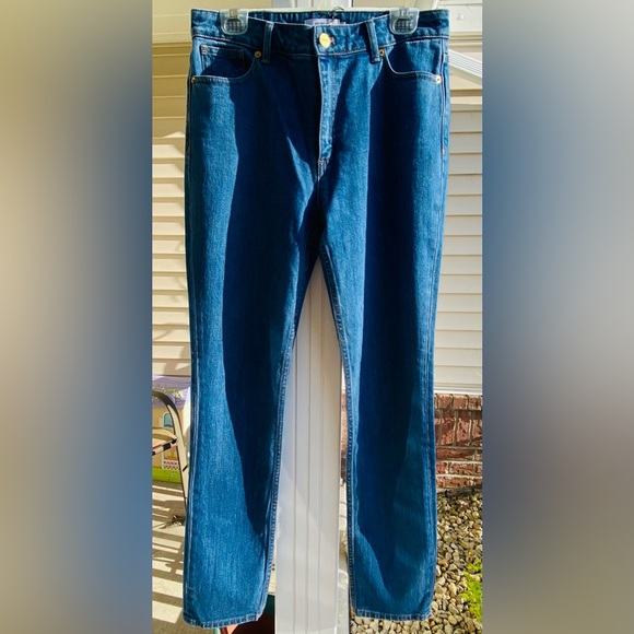 New, Stylein Katie👖Sz-31 Denim Blue- Unisex Designer MSRP $199, ☁️SilkSoft Denim - Picture 6 of 16